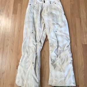 Burton White Ski Pants